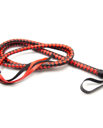 Whip 190 cm Black & Red