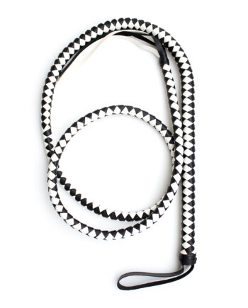 Whip 190 cm Black & White