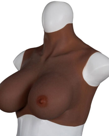 XX-DreamsToys Ultra Realistic Breast Form Black Size L