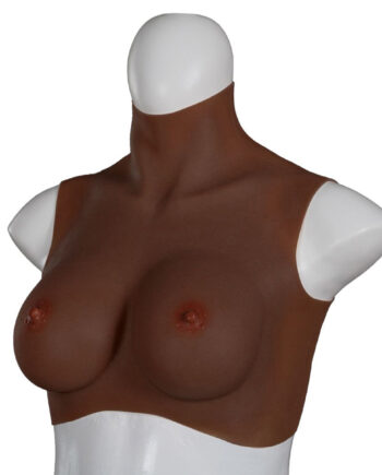 XX-DreamsToys Ultra Realistic Breast Form Black Size M