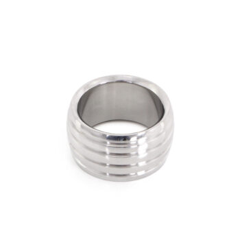 Fancy Steel Donut Cockring 35 mm