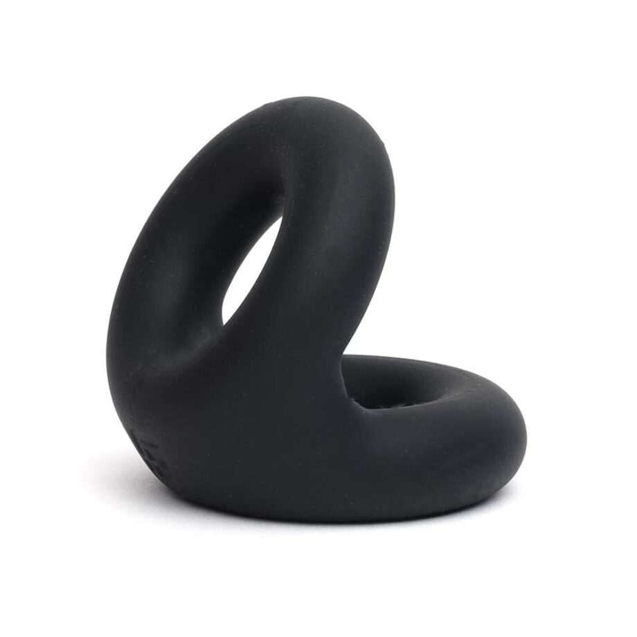 Liquid Silicone Rugby Ring - Black