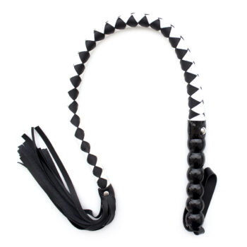 Mahogany Short Whip Black & White