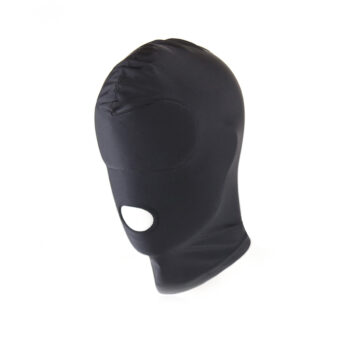 Black BDSM Hood Mouth Only