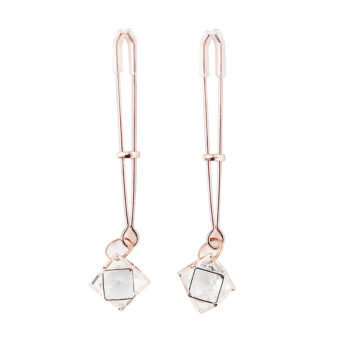 Nipple Clamps Rose Gold Prism