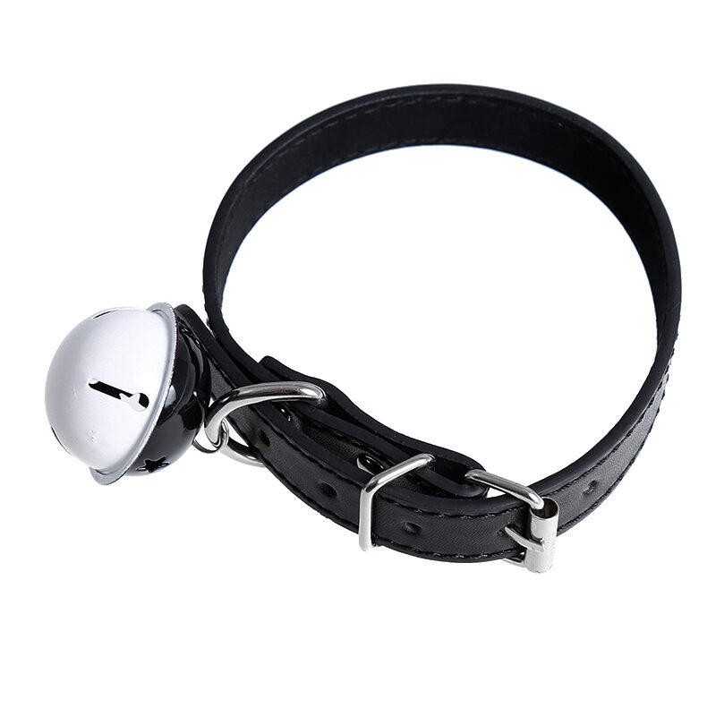 Collar with Bell PU-Leather