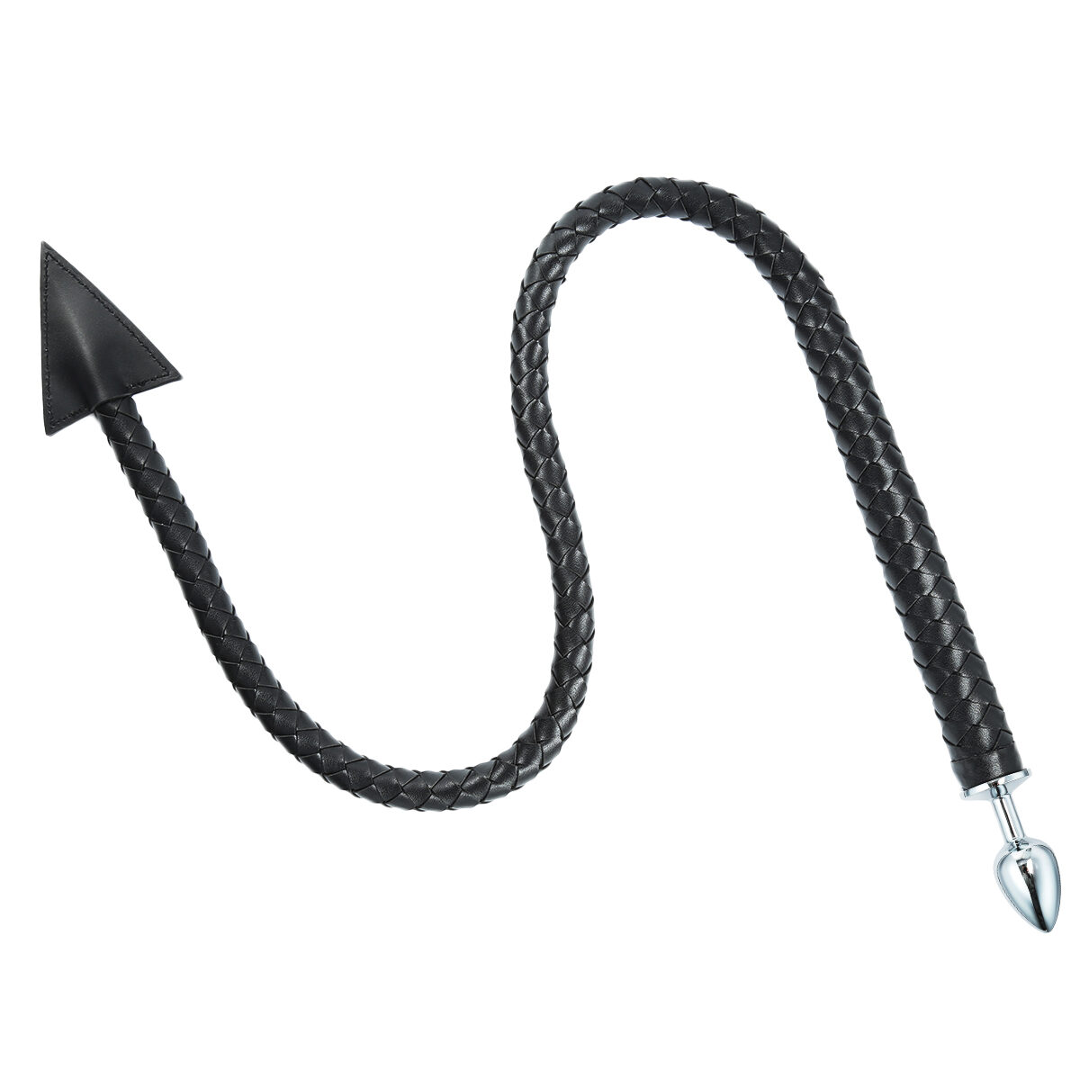 Devil Tail Buttplug and Weaved Whip