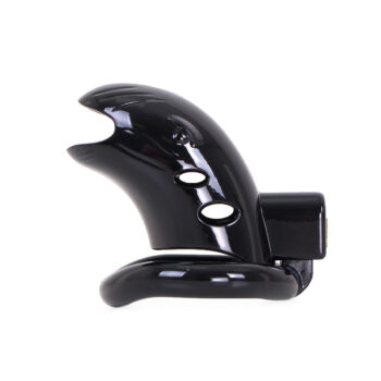 Plastic Chastity Cage Black
