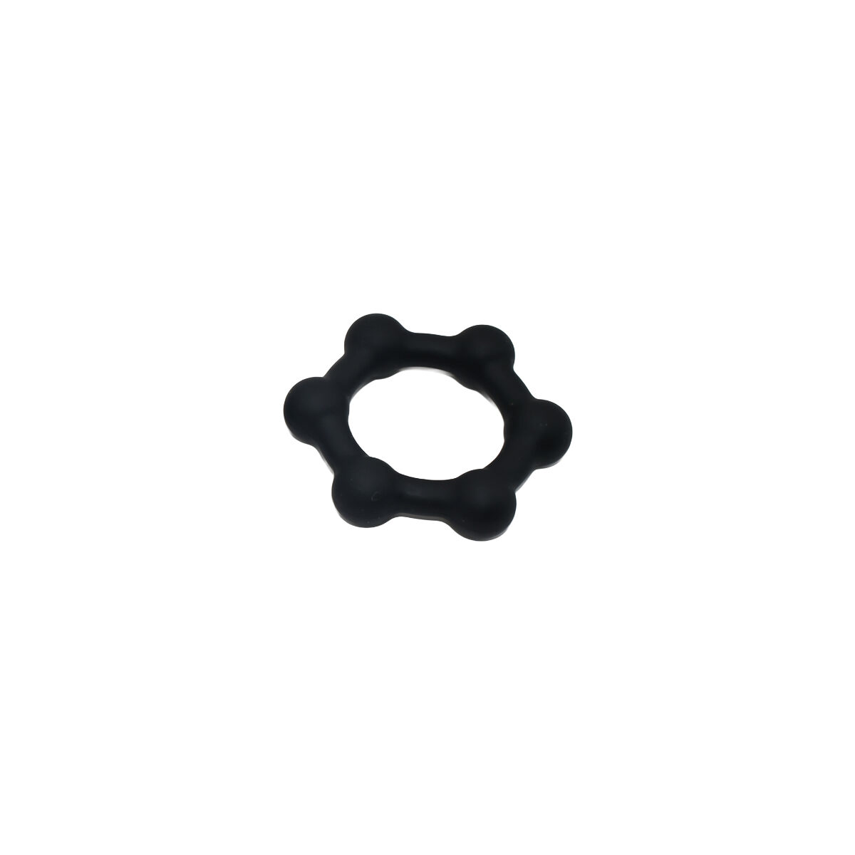 Silicone Cockring with 6 Steel Balls