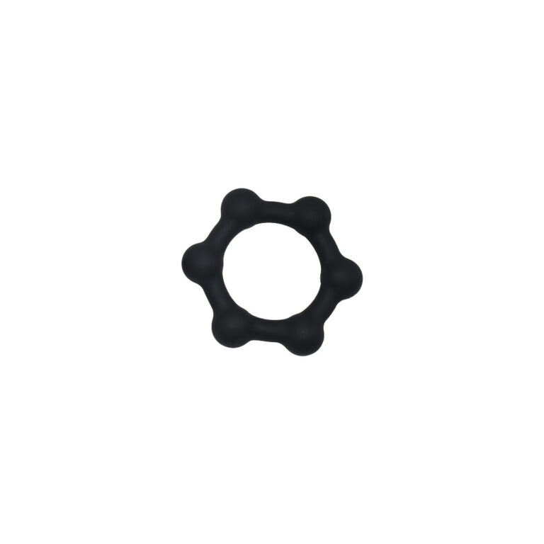 Silicone Cockring with 6 Steel Balls